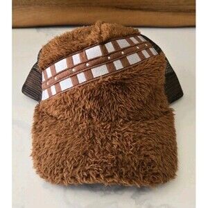 Chewbacca Disney Star Wars Trucker Hat Furry Baseball Cap Child Sz Mesh Snapback